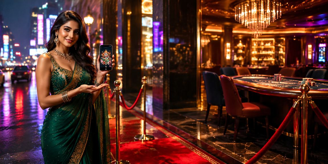 User logging in via mobile casino app in Mumbai